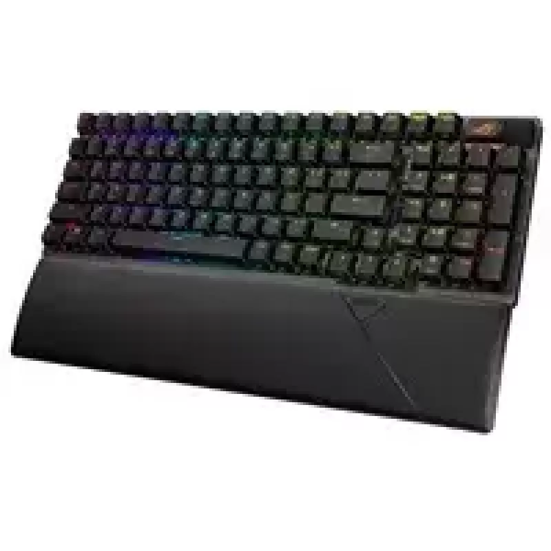 ASUS ROG Strix Scope II 96 Wireless klaviatūra, žaidimų, USB + RF Wireless + Bluetooth, QWERTY US English, juoda