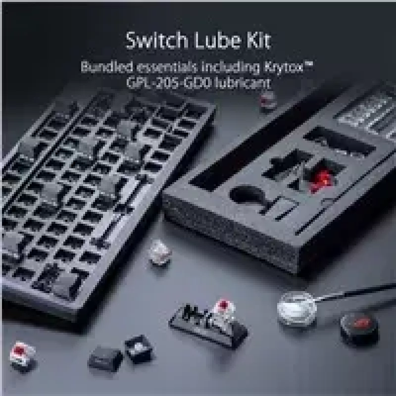 ASUS ROG Azoth klaviatūra žaidimams USB + RF belaidė + Bluetooth balta