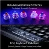 ASUS ROG Azoth klaviatūra žaidimams USB + RF belaidė + Bluetooth balta