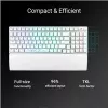 ASUS ROG Strix Scope II 96 WL White klaviatūra mechaninė 96% belaidė RGB PBT US išdėstymas