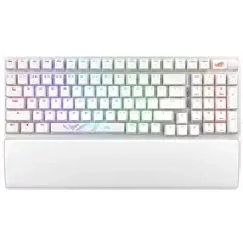 ASUS ROG Strix Scope II 96 WL White klaviatūra mechaninė 96% belaidė RGB PBT US išdėstymas