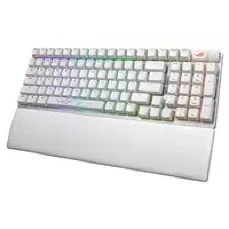 ASUS ROG Strix Scope II 96 WL White klaviatūra mechaninė 96% belaidė RGB PBT US išdėstymas