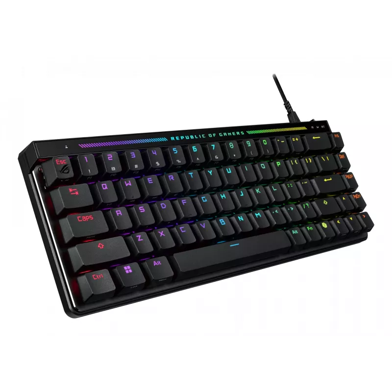 ASUS ROG Falchion Ace HFX / HFX / US / PBT klaviatūra žaidimams USB QWERTY US International juoda