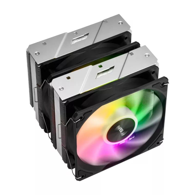 FSP MP7 procesoriaus aušintuvas, orinis, 125 mm, juodas, ARGB