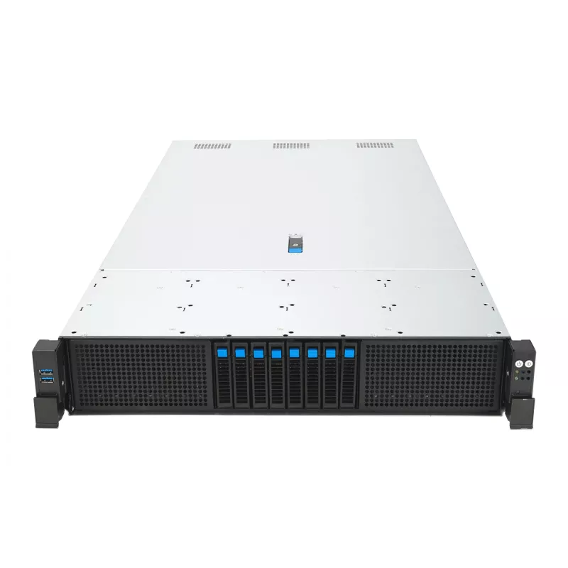 Stovo serveris ASUS RS720-E12-RS8G 3,2 kW perteklinis maitinimo šaltinis, 8 karštai keičiami lizdai