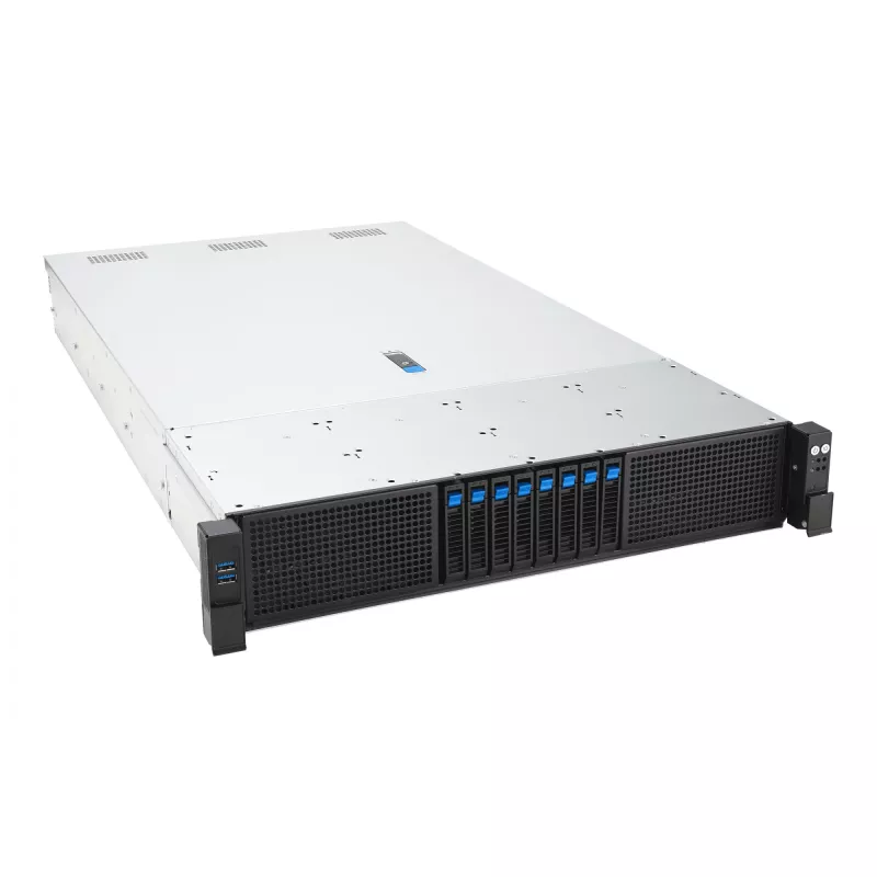 Stovo serveris ASUS RS720-E12-RS8G 3,2 kW perteklinis maitinimo šaltinis, 8 karštai keičiami lizdai