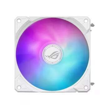 Vandens aušintuvas ASUS ROG Ryuo IV SLC 360 ARGB White Edition – 360 mm radiatorius, 3×120 mm ventiliatoriai, AMOLED ekranas, LGA 1700 palaikymas