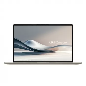 ASUS Zenbook A14 UX3407QA-QD289W Copilot+ PC Snapdragon X1-26-100 nešiojamas kompiuteris 35.6 cm (14 col.) WUXGA 16 GB LPDDR5x-SDRAM 512 GB SSD Wi-Fi 6E (802.11ax) Windows 11 Home Smėlio spalvos