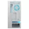 COUGAR CFV235 Vision midi bokštas — ARGB, 9,16 colio (23,3 cm) LCD, grūdintas stiklas, baltas, ATX/Micro-ITX, 2x3,5 colio + 2x2,5 colio
