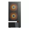 COUGAR CFV235 Vision Midi Tower PC korpusas — ARGB, 9.16 colio (23,3 cm) LCD 1920×462, tinklelis, priekyje 2×160 mm, gale 1×120 mm, juodas