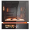 COUGAR CFV235 Vision Midi Tower PC korpusas — ARGB, 9.16 colio (23,3 cm) LCD 1920×462, tinklelis, priekyje 2×160 mm, gale 1×120 mm, juodas