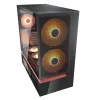 COUGAR CFV235 Vision Midi Tower PC korpusas — ARGB, 9.16 colio (23,3 cm) LCD 1920×462, tinklelis, priekyje 2×160 mm, gale 1×120 mm, juodas