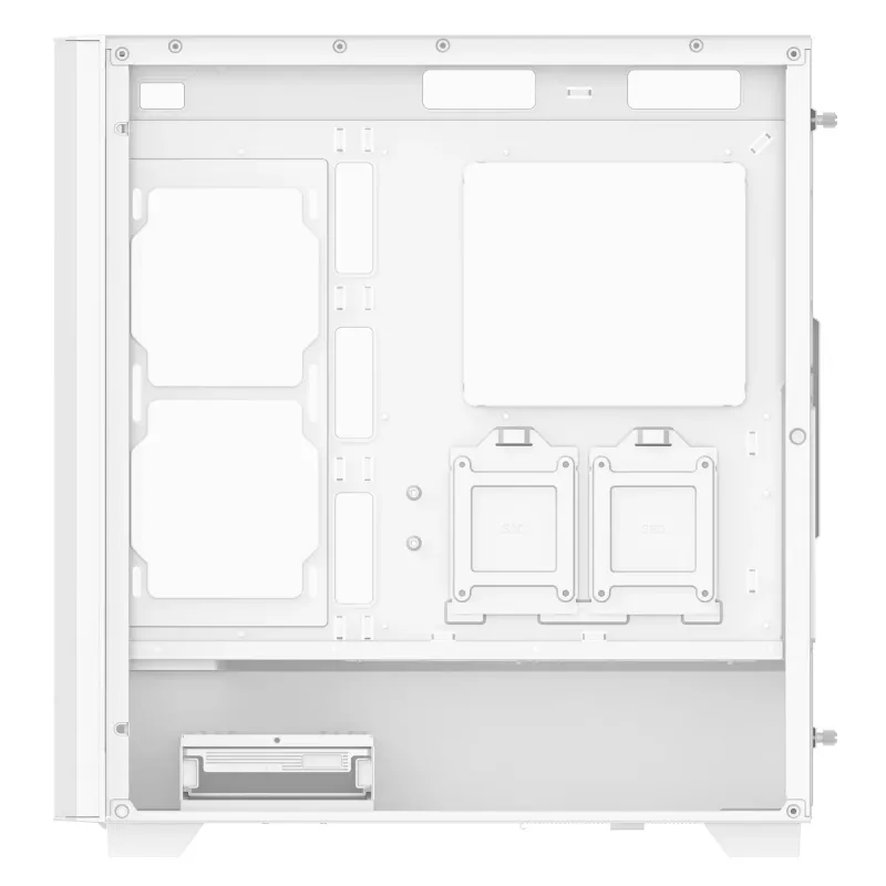 XPG VALOR AIR PRO Midi Tower, baltas, ATX/EATX/micro ATX/Mini-ATX, SPCC, grūdintas stiklas