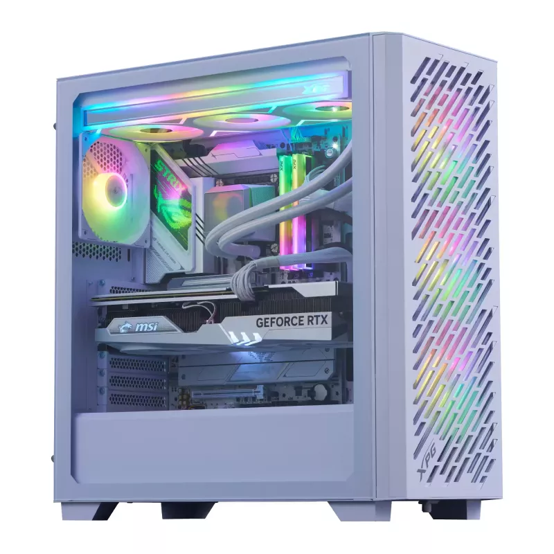 XPG VALOR AIR PRO Midi Tower, baltas, ATX/EATX/micro ATX/Mini-ATX, SPCC, grūdintas stiklas