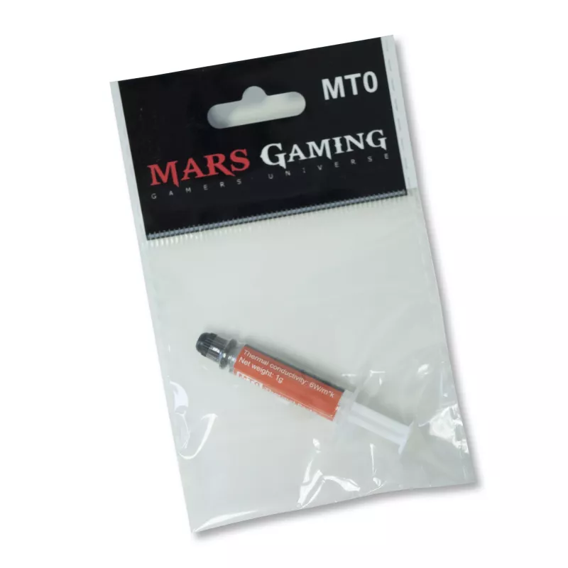 Mars Gaming MT0 terminė pasta 1g 6W temperatūra 30-280°C maksimalus saugumas