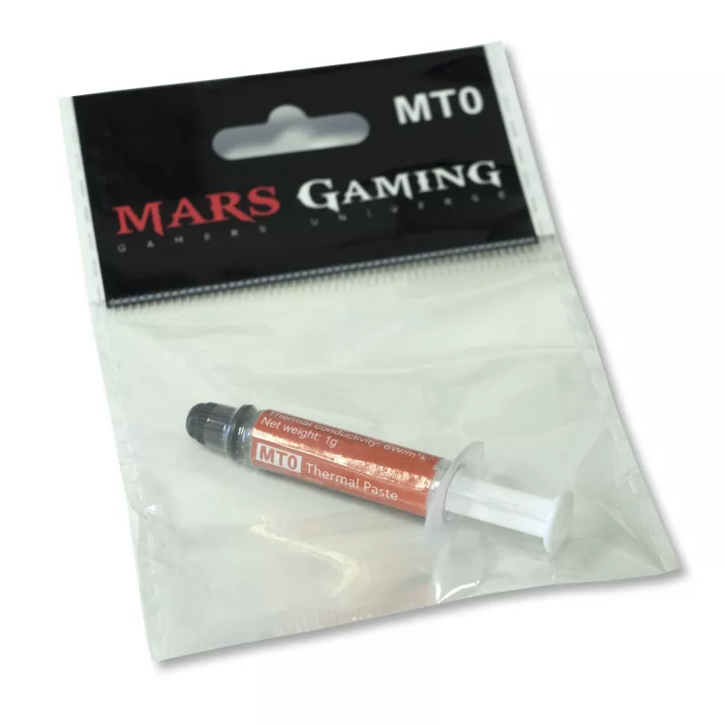 Mars Gaming MT0 terminė pasta 1g 6W temperatūra 30-280°C maksimalus saugumas
