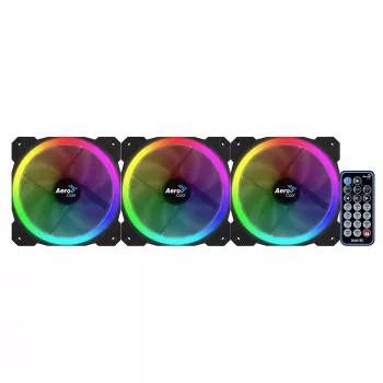 Kompiuterio ventiliatorius Aerocool Orbit RC 12 cm Juodas