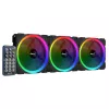 Kompiuterio ventiliatorius Aerocool Orbit RC 12 cm Juodas