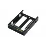 QNAP QDA-A2AR - Internes RAID-Gehäuse - 3.5 to 2 x 2.5 (8,9 cm bis 2 x 6,4 cm) - RAID 0, 1, JBOD - SATA 6Gb/s