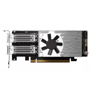 QNAP QXG-100G2SF-E810 tinklo plokštė, vidinė, 100 GbE, 2 prievadai, SFP28, PCIe 4.0