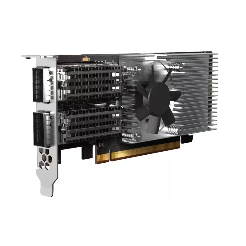 QNAP QXG-100G2SF-E810 tinklo plokštė, vidinė, 100 GbE, 2 prievadai, SFP28, PCIe 4.0