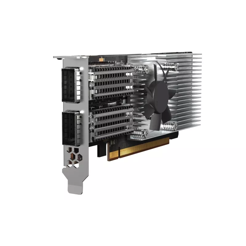 QNAP QXG-100G2SF-E810 tinklo plokštė, vidinė, 100 GbE, 2 prievadai, SFP28, PCIe 4.0