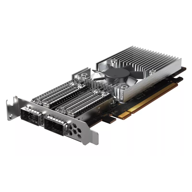 QNAP QXG-100G2SF-E810 tinklo plokštė, vidinė, 100 GbE, 2 prievadai, SFP28, PCIe 4.0