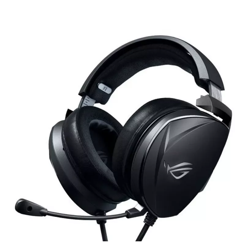 Ausinės ASUS ROG Theta Electret, laidinės, žaidimams, juodos