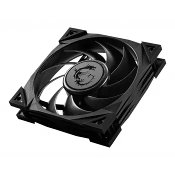 MSI MEG SILENT GALE P12 tylus ventiliatorius 120mm, PWM, subalansuotas statinis slėgis, LCP mentės, HDB guolis, antivibraciniai pagalvėlės, 300mm kabelis