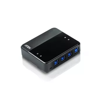 ATEN US434 4 prievadų USB 3.0 įrenginių dalijimosi įrenginys, 5 Gbit/s