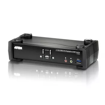 ATEN CS1922 2 prievadų USB 3.1 Gen 1 4K DisplayPort 1.2 KVMP™ jungiklis su garsu (KVM kabeliai įtraukti)