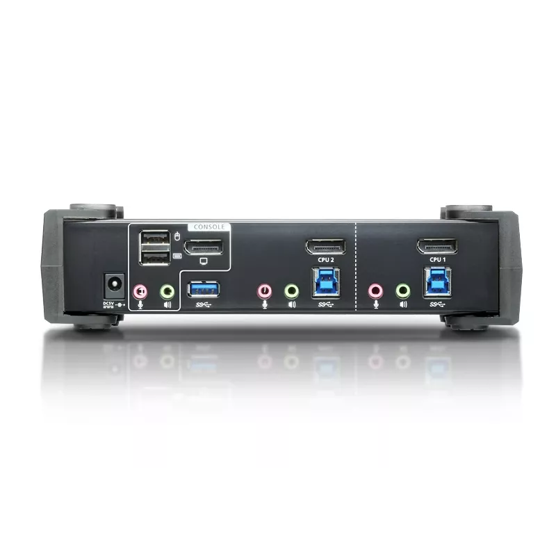 ATEN CS1922 2 prievadų USB 3.1 Gen 1 4K DisplayPort 1.2 KVMP™ jungiklis su garsu (KVM kabeliai įtraukti)