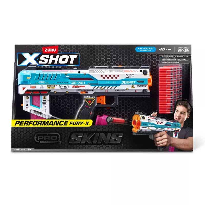 Žaislinis šaudyklės komplektas Zuru XSHOT 36772 Fury-X – spalvotas plastikas, 400 g, nuo 14 m.