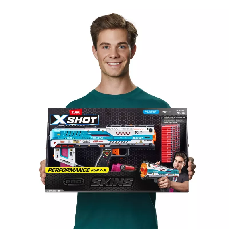 Žaislinis šaudyklės komplektas Zuru XSHOT 36772 Fury-X – spalvotas plastikas, 400 g, nuo 14 m.