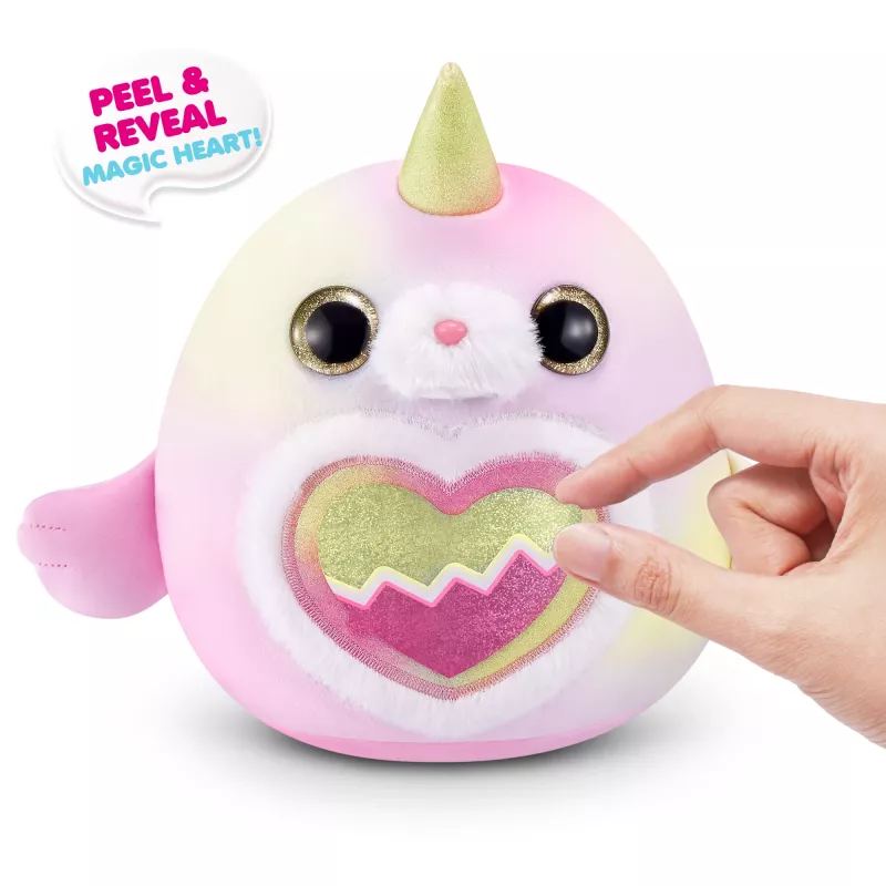 Minkštas žaislas Zuru Rainbocorns Eggzania Frozen Mania – gyvūnėlio pliušinis, įvairiaspalvis, nuo 3 metų