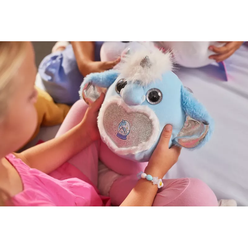 Minkštas žaislas Zuru Rainbocorns Eggzania Frozen Mania – gyvūnėlio pliušinis, įvairiaspalvis, nuo 3 metų