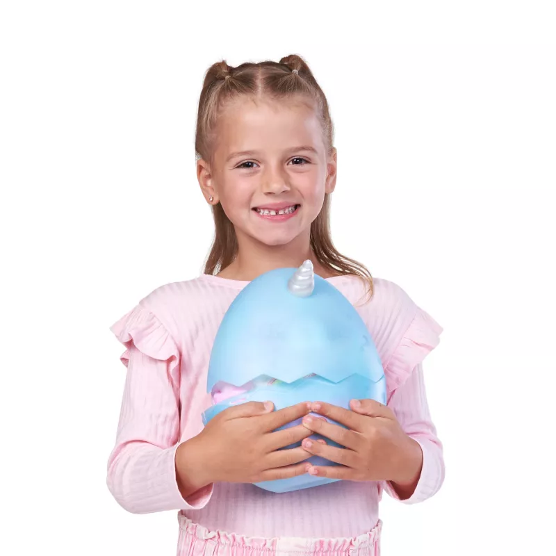 Minkštas žaislas Zuru Rainbocorns Eggzania Frozen Mania – gyvūnėlio pliušinis, įvairiaspalvis, nuo 3 metų