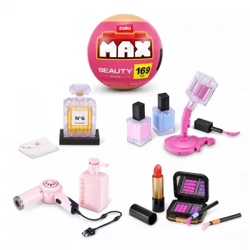 MAX Build More Premium Beauty Building Bricks Collection – Statybiniai blokeliai, 169 dalių, 8+ metų