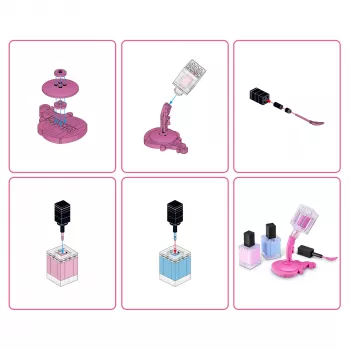 MAX Build More Premium Beauty Building Bricks Collection – Statybiniai blokeliai, 169 dalių, 8+ metų