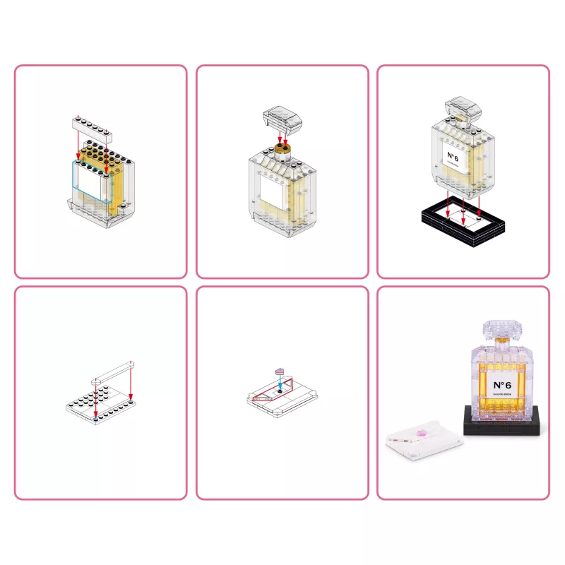 MAX Build More Premium Beauty Building Bricks Collection – Statybiniai blokeliai, 169 dalių, 8+ metų