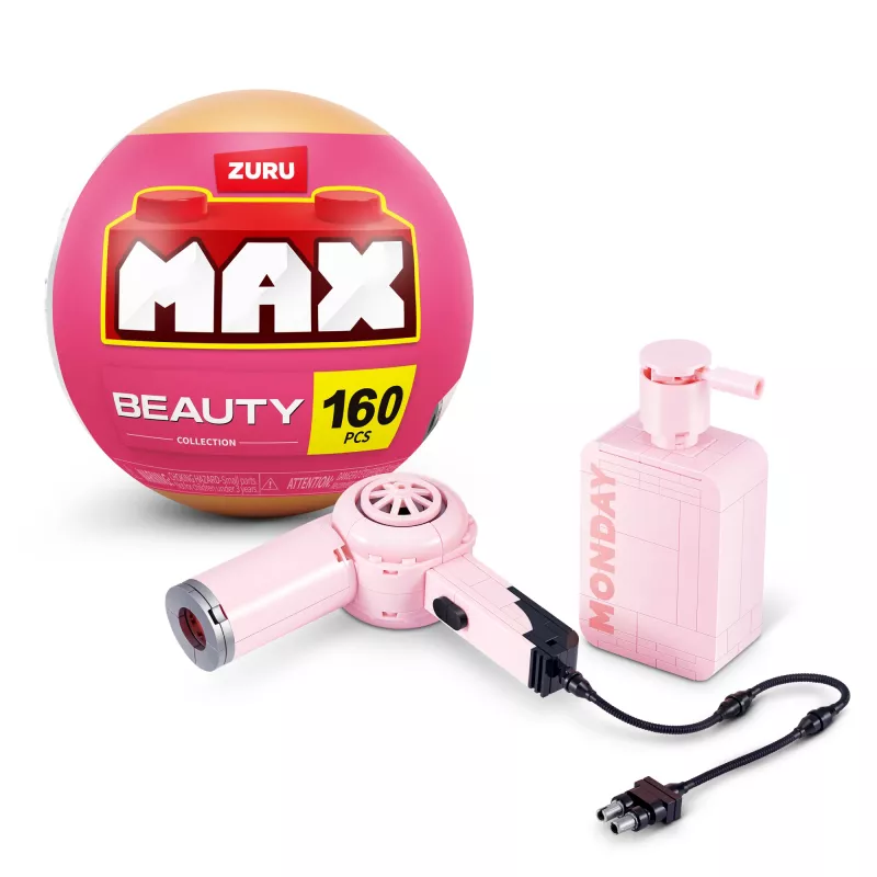 MAX Build More Premium Beauty Building Bricks Collection – Statybiniai blokeliai, 169 dalių, 8+ metų