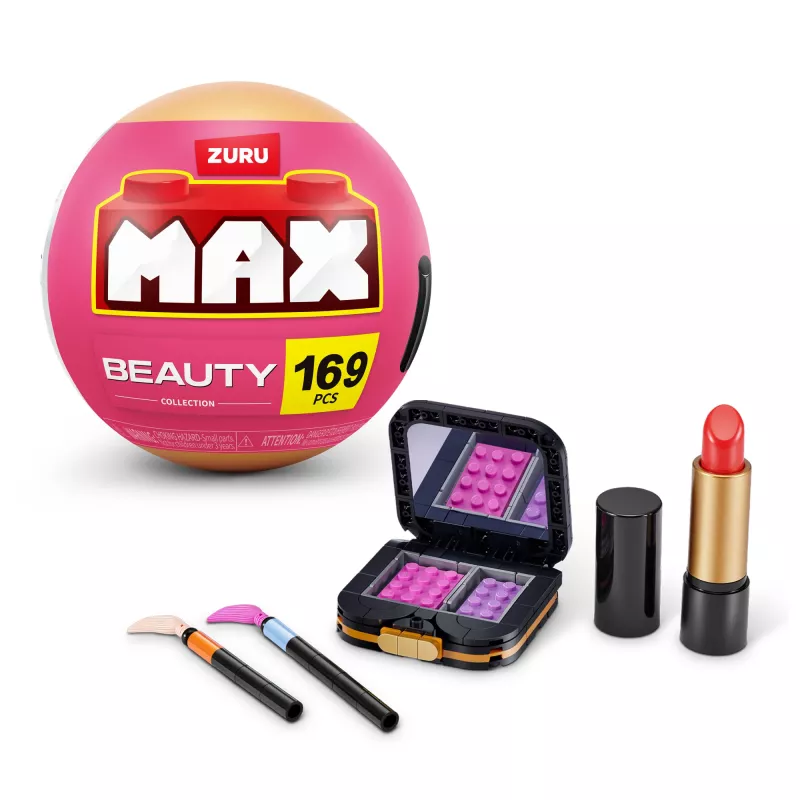 MAX Build More Premium Beauty Building Bricks Collection – Statybiniai blokeliai, 169 dalių, 8+ metų