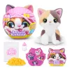 Interaktyvus žaislinis katinas Zuru Pets Alive Smitten Kittens Series 2 su garsais, nuo 3 metų, veikia su AAA baterijomis