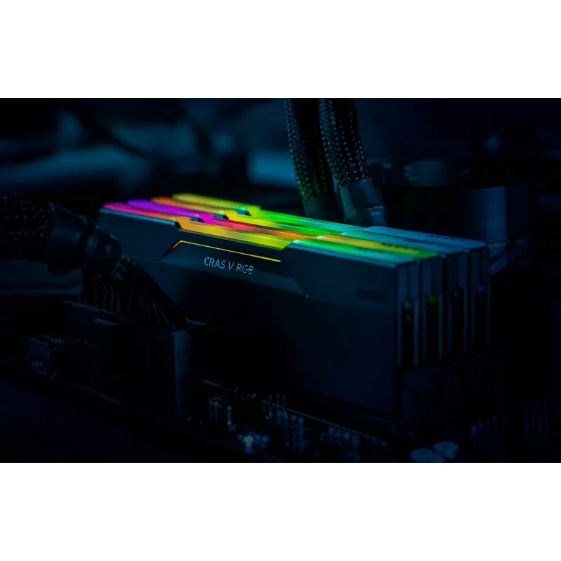 Klevv 64GB (2 x 32GB) 6000MHz CL30 DDR5 atminties rinkinys CRAS V RGB 30-36-36-76
