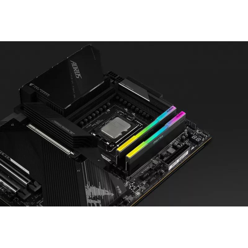 Klevv 64GB (2 x 32GB) 6000MHz CL30 DDR5 atminties rinkinys CRAS V RGB 30-36-36-76