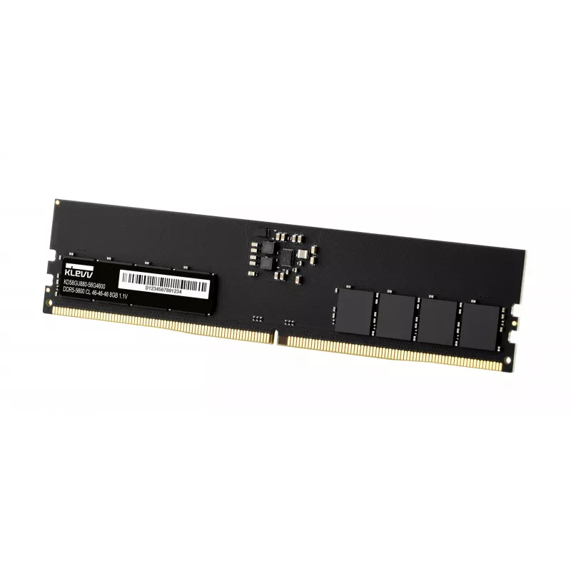 KLEVV 8GB DDR5 5600MHz CL46 288-pin DIMM 1.1V (46-46-46-90) darbalaukio RAM modulis