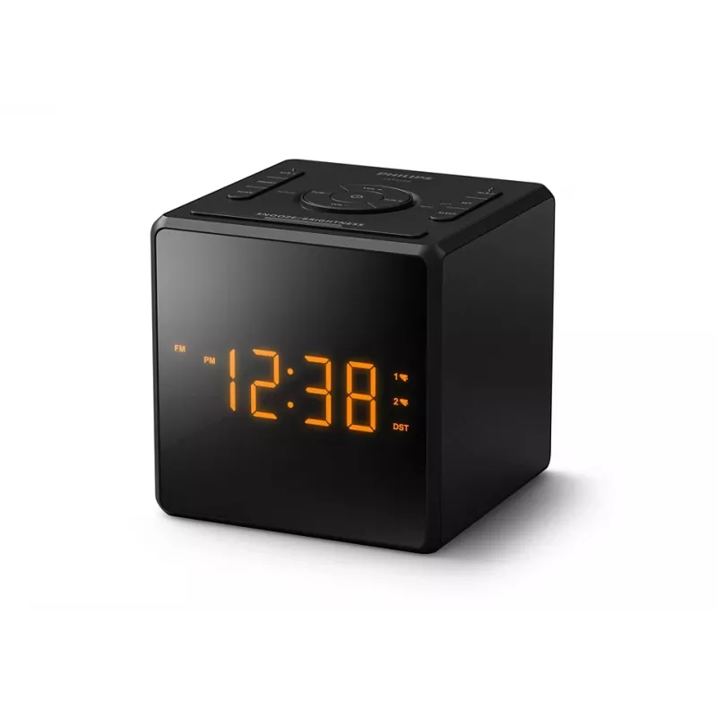 Philips TAR4500/10  žadintuvas su radiju, juodas