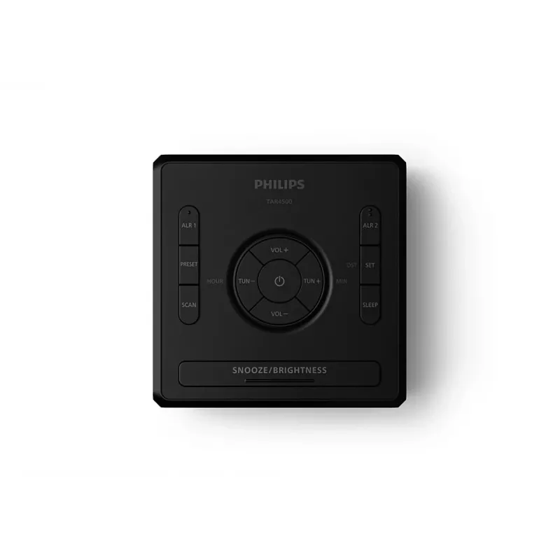 Philips TAR4500/10  žadintuvas su radiju, juodas
