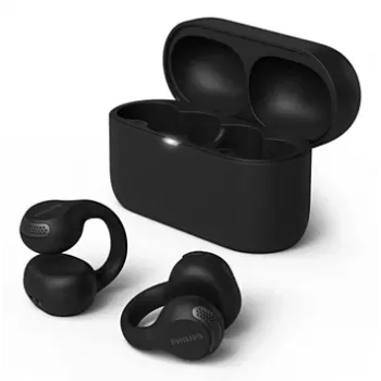 Philips 2000 serijos TAQ2000BK Ausinės TWS Ausų segtukai Atviro tipo Skambučiams/Muzikai Bluetooth Juodos