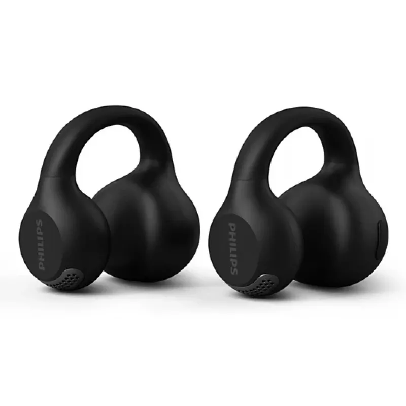 Philips 2000 serijos TAQ2000BK Ausinės TWS Ausų segtukai Atviro tipo Skambučiams/Muzikai Bluetooth Juodos
